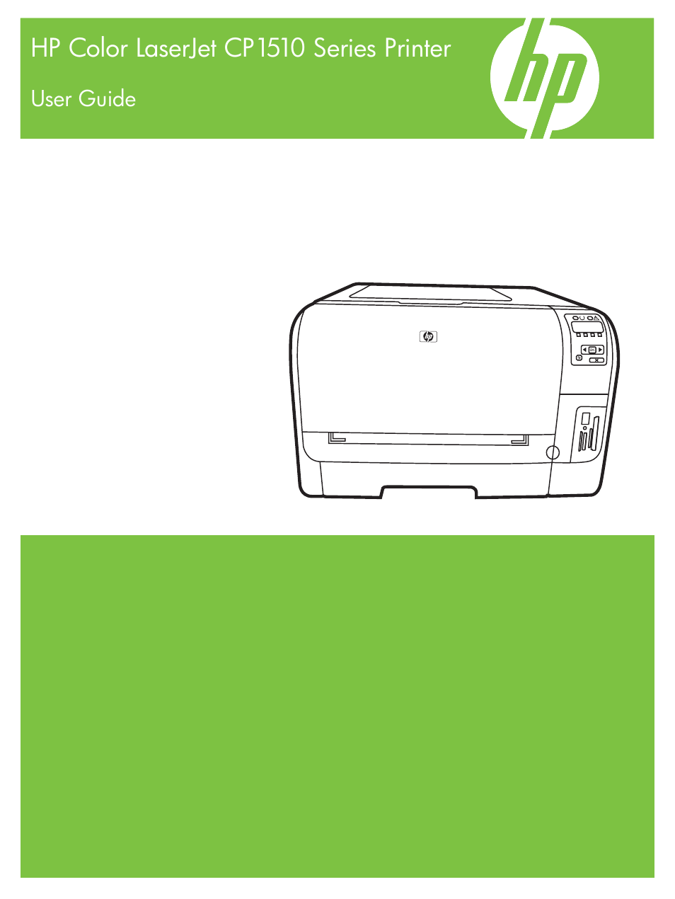 HP Color LaserJet CP1515n Printer User Manual | 168 pages
