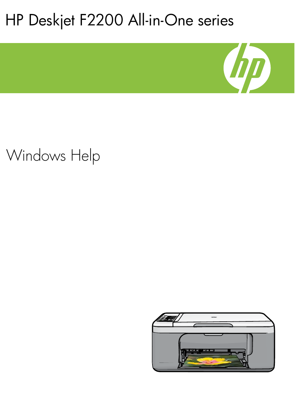 HP Deskjet F2235 All-in-One Printer User Manual | 225 pages