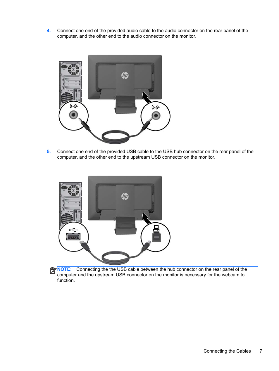 HP EliteDisplay E221c 21.5-inch Webcam LED Backlit Monitor User Manual |  Page 13 / 30
