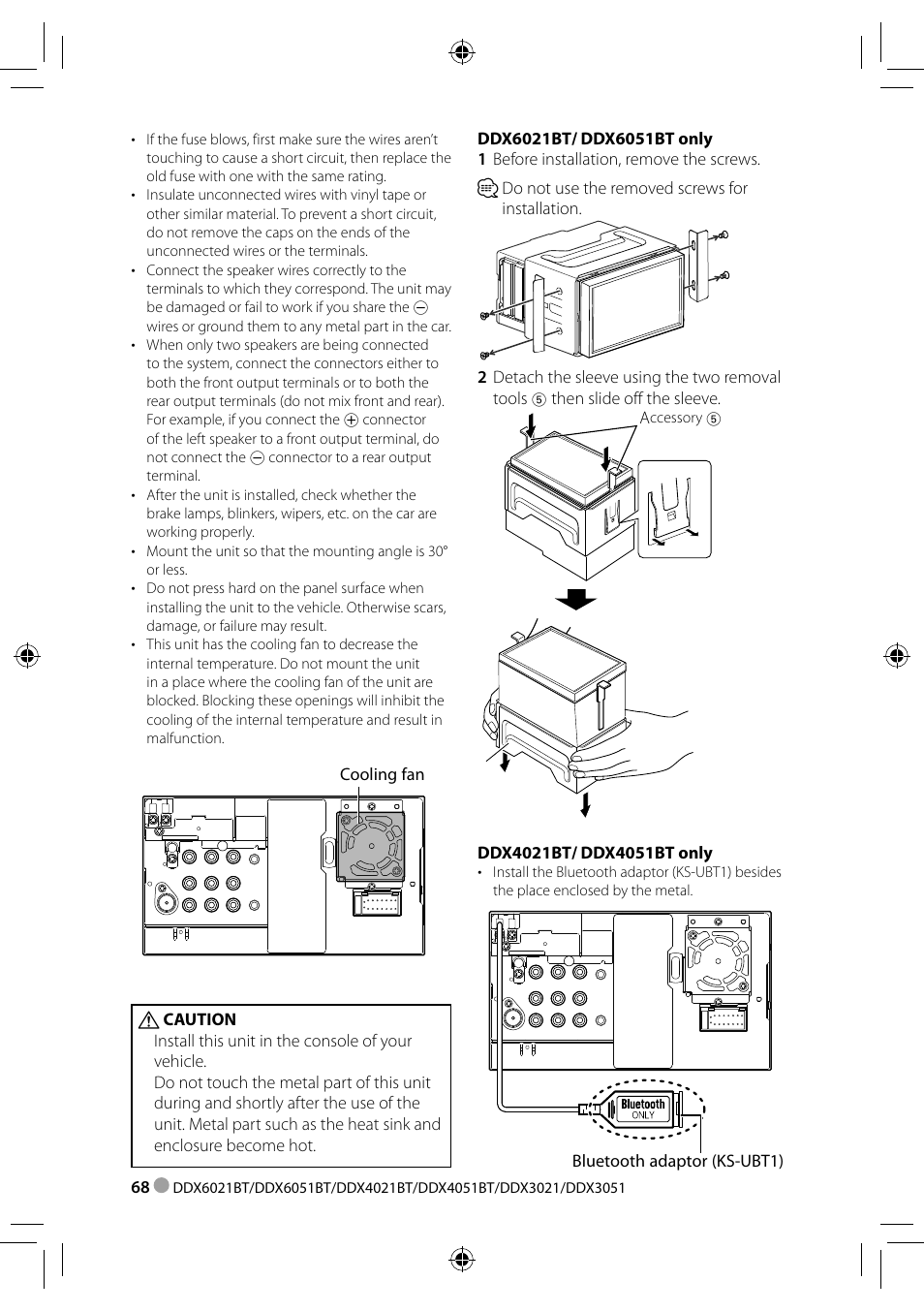 Kenwood DDX3021 User Manual | Page 68 / 80 | Original mode | Also for:  DDX6021BT, DDX4021BT