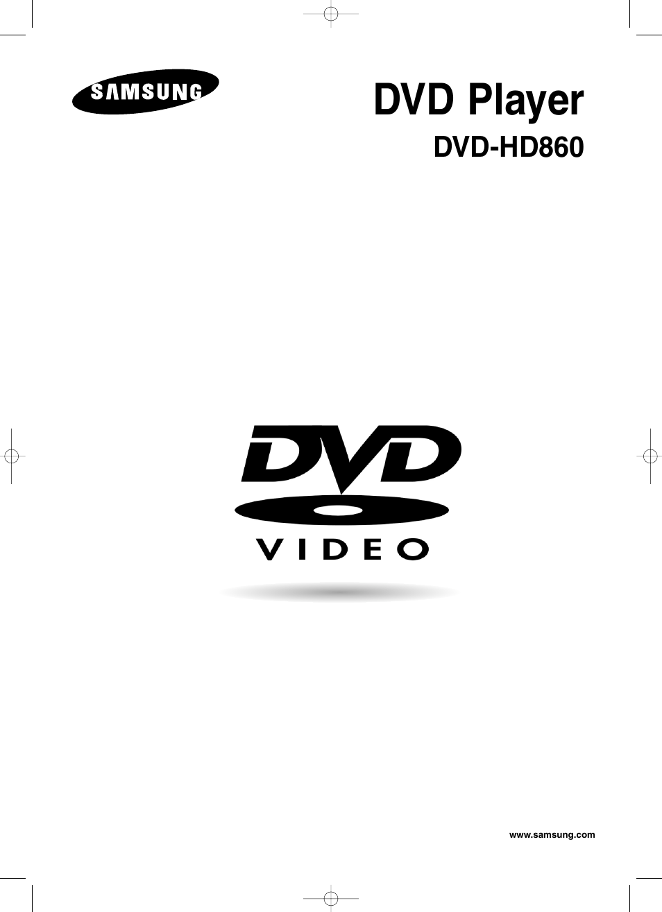 Samsung DVD-HD860-XAA User Manual | 64 pages