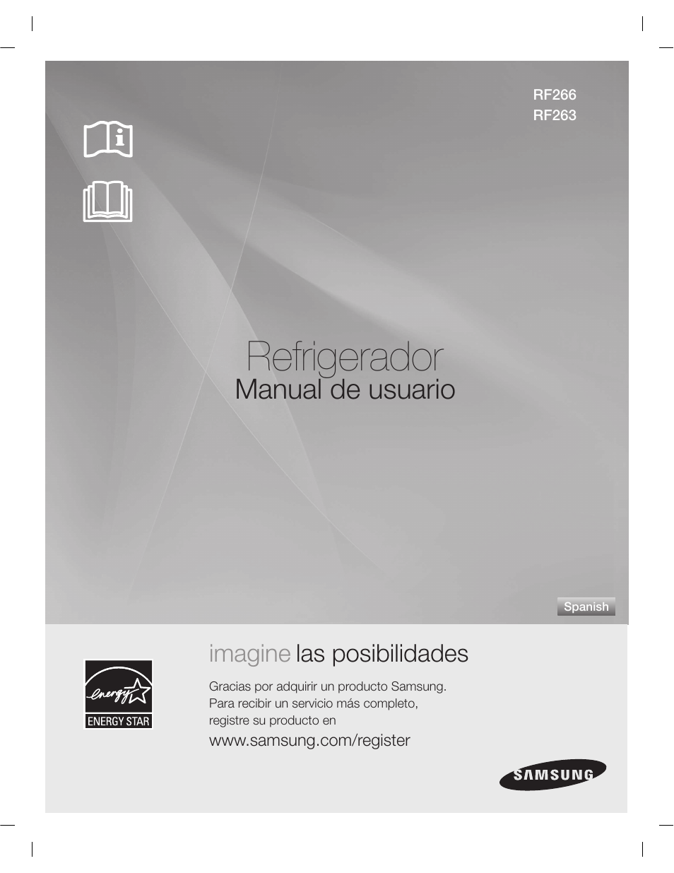 Refrigerador, Manual de usuario, Imagine las posibilidades | Samsung  RF263AERS-XAA User Manual | Page 41 / 80 | Original mode