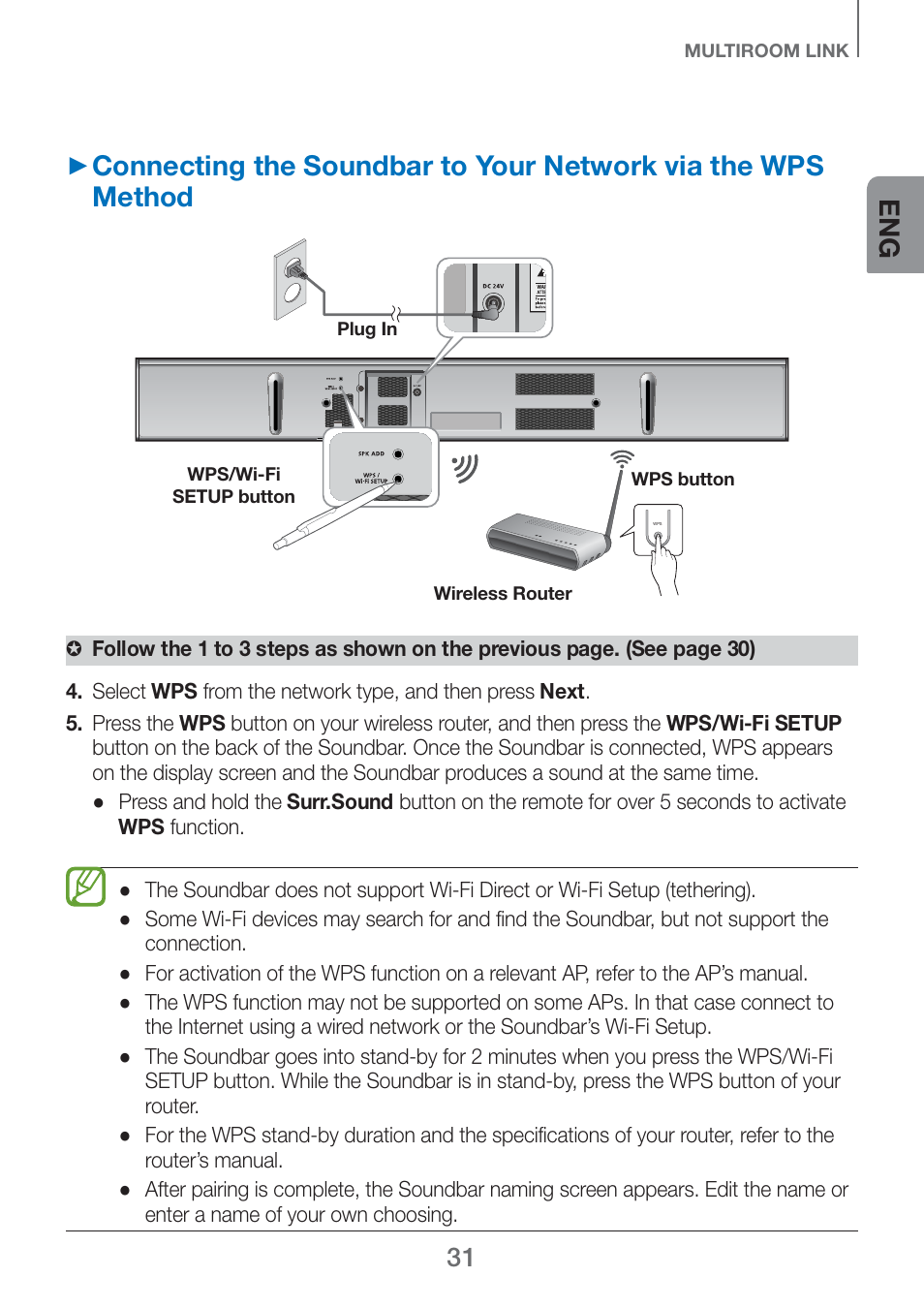 Samsung HW-H750-ZA User Manual | Page 31 / 56