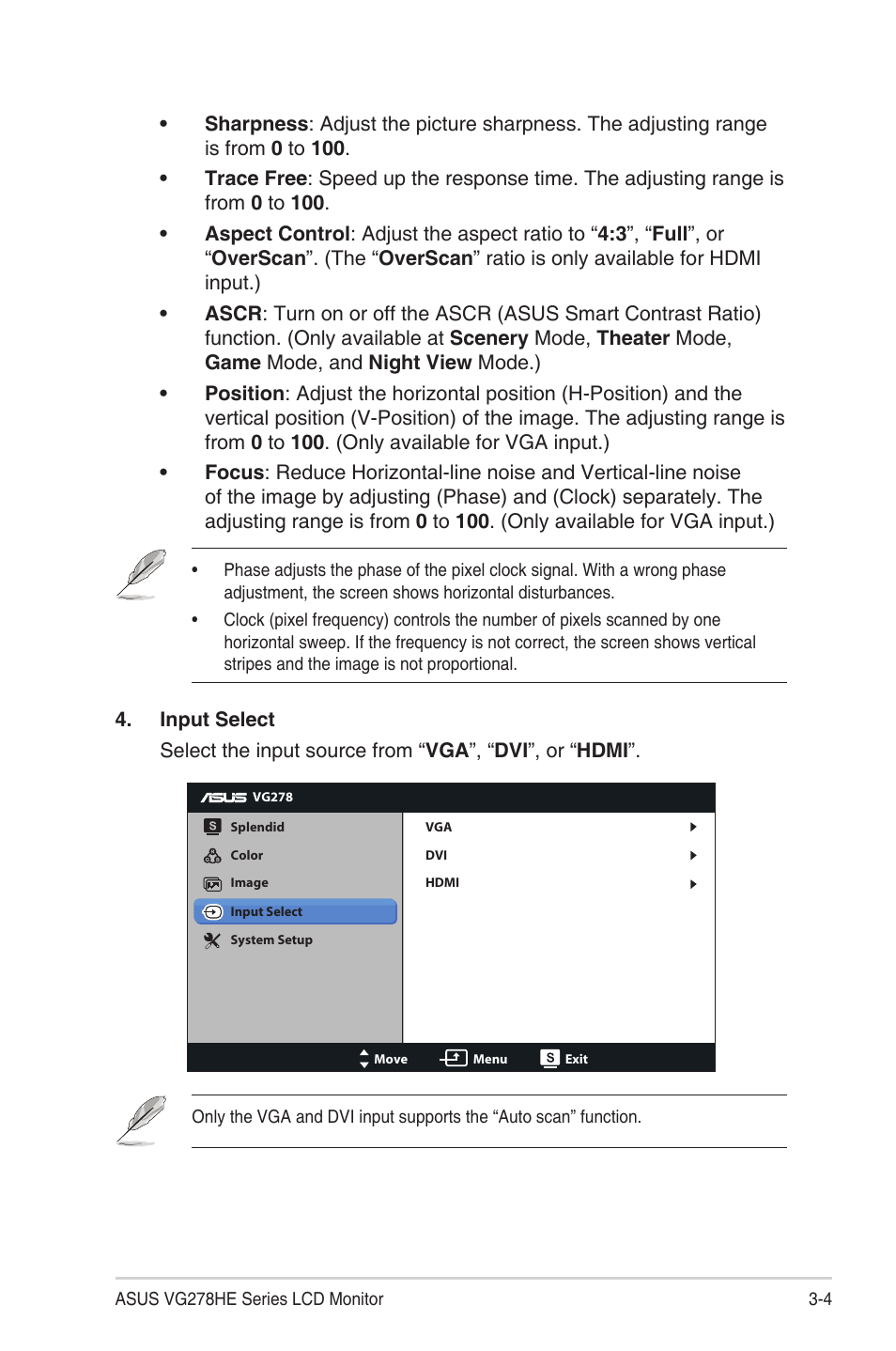 Asus LCD MONITOR VG278 Series User Manual | Page 17 / 24 | Also for: VG278HE