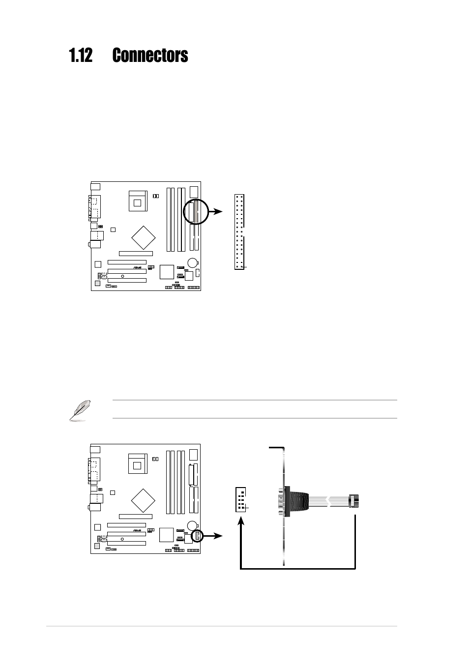 12 connectors, 20 chapter 1: product introduction | Asus P4P800-VM User  Manual | Page 30 / 80 | Original mode