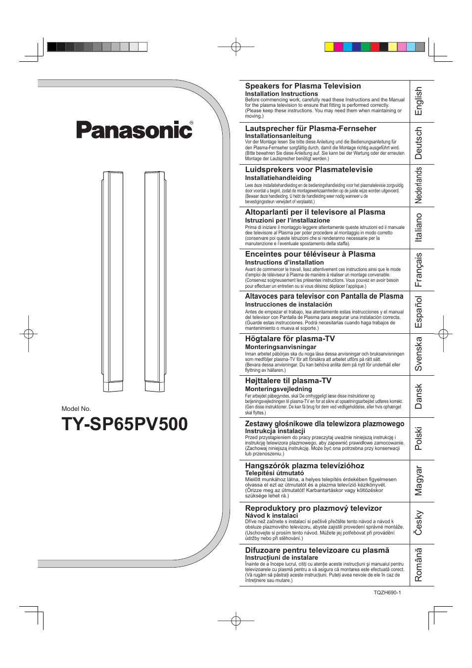 Panasonic TYSP65PV500 User Manual | 40 pages | Original mode