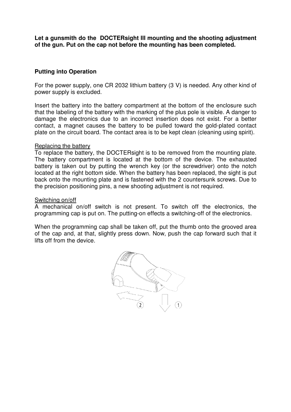 DOCTER DOCTER®sight III User Manual | Page 13 / 47