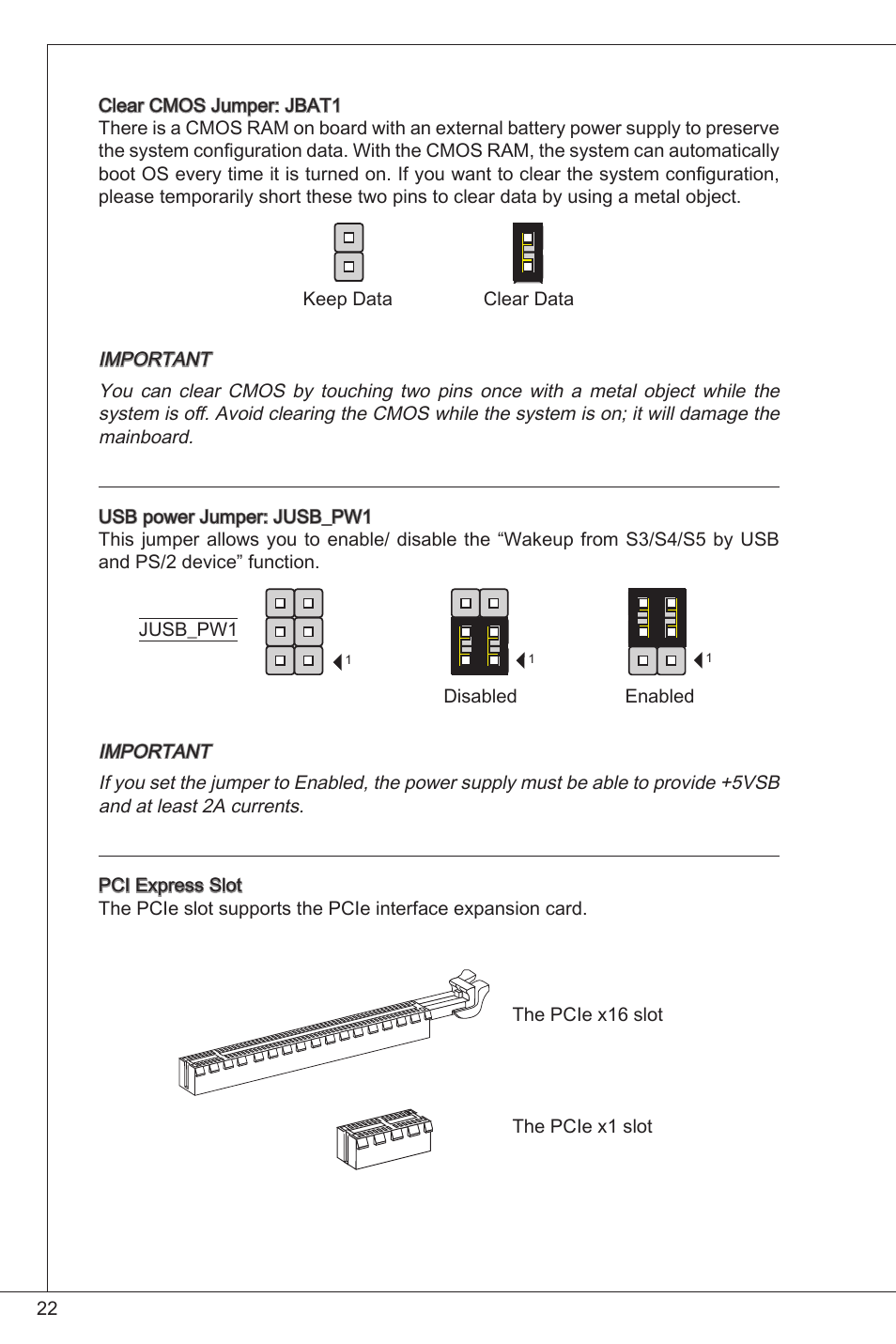 MSI H61M-P20 (G3) User Manual | Page 22 / 159 | Original mode | Also for:  H61M-P31/W8