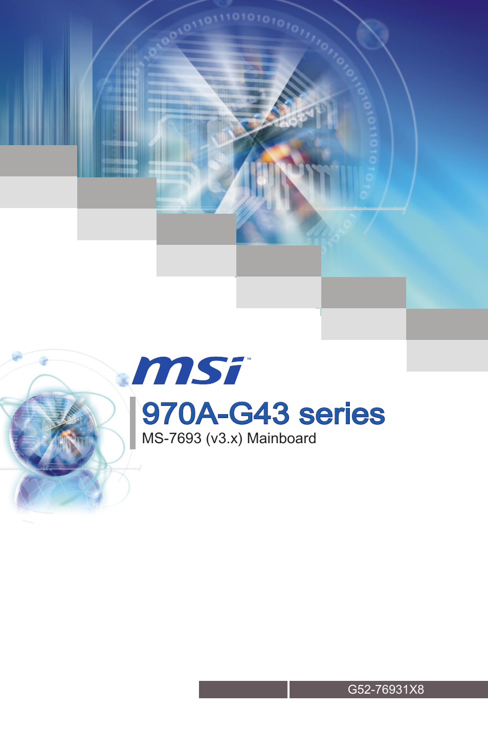 MSI 970A-G43 User Manual | 80 pages