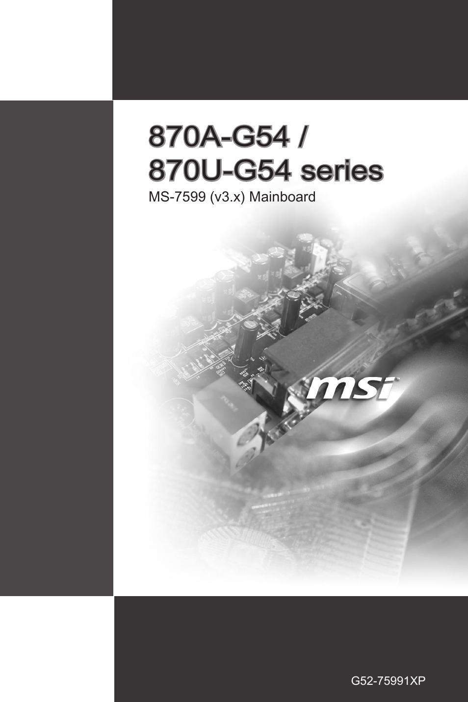 MSI 870A-G54 User Manual | 83 pages