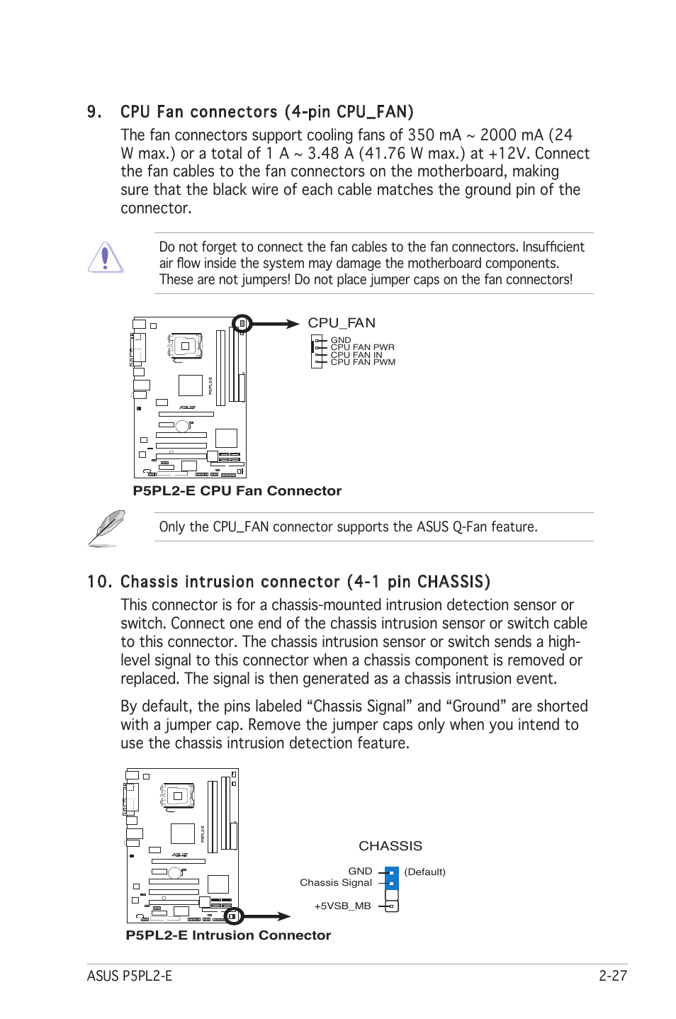 Asus Motherboard P5PL2-E User Manual | Page 47 / 116 | Original mode | Also  for: P5PL2-E