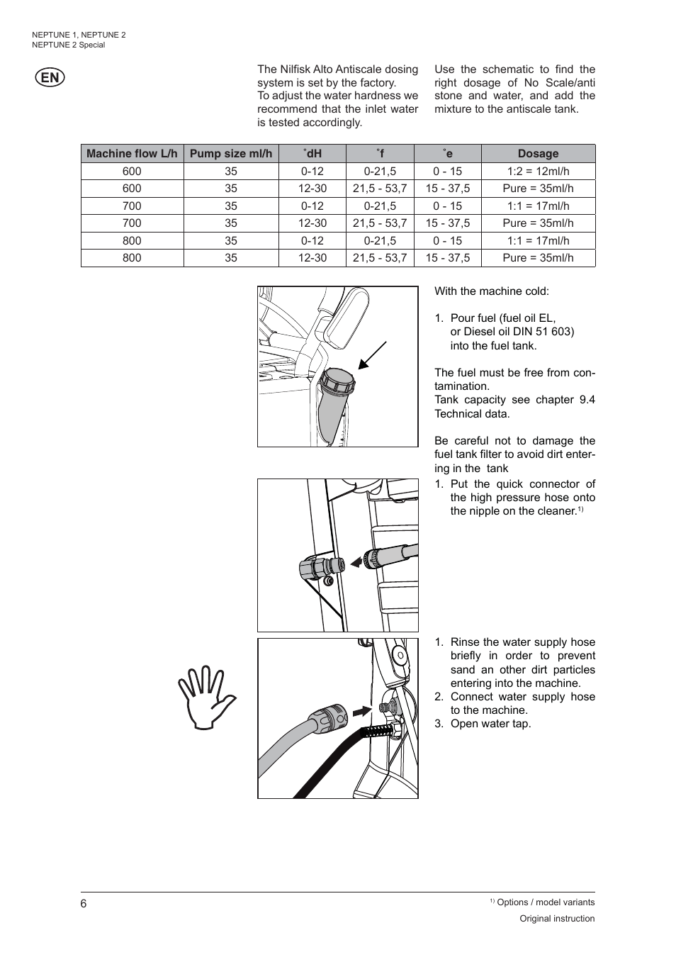 Nilfisk-ALTO NEPTUNE 1 User Manual | Page 8 / 22