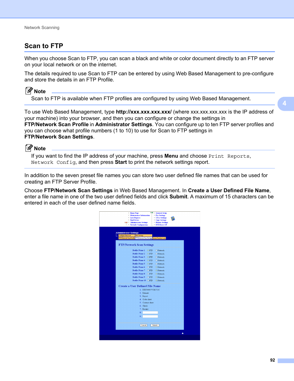 Scan to ftp, 4scan to ftp | Konica Minolta bizhub 20 User Manual | Page 100  / 227