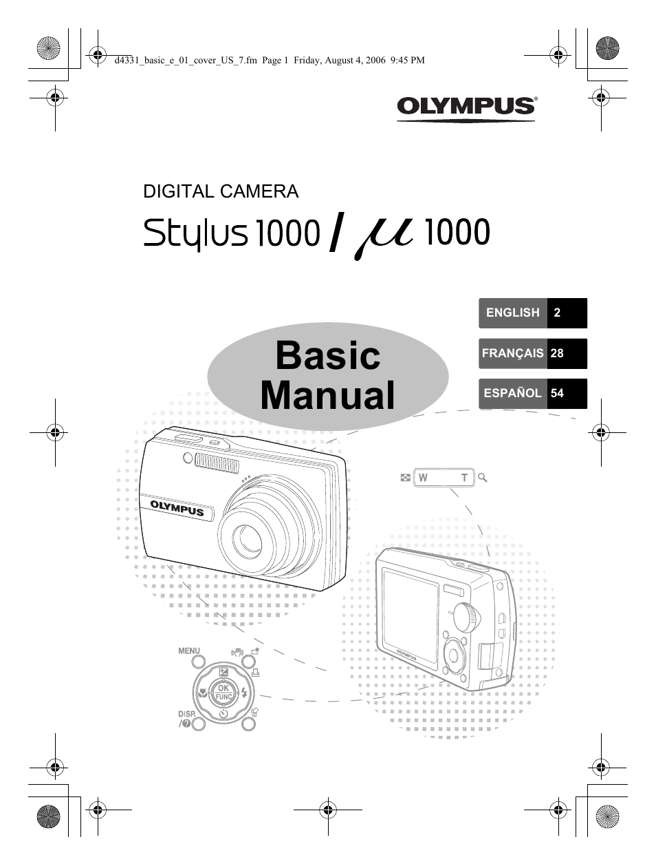 Olympus Stylus 1000 User Manual | 84 pages