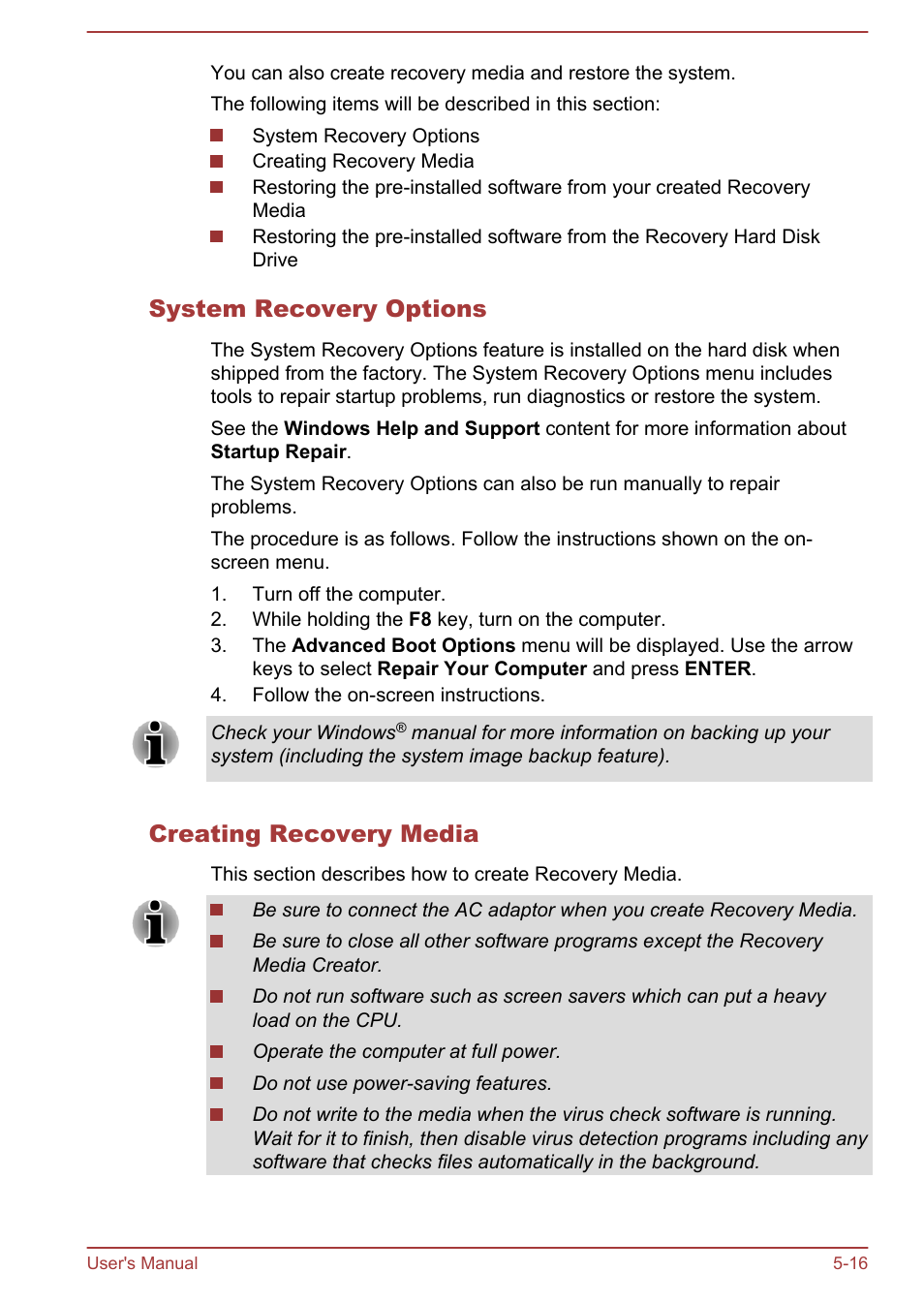 recovery disk creator for toshiba