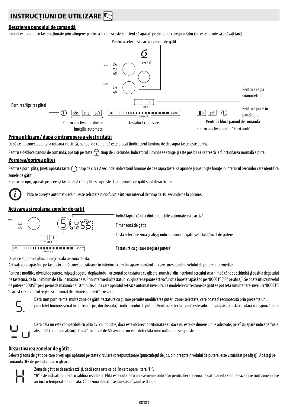 Instrucţiuni de utilizare | Whirlpool ACM 849-01-BA User Manual | Page 183  / 188