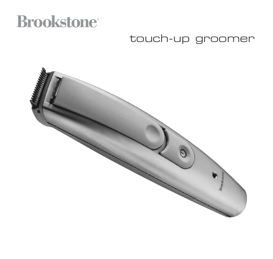 Brookstone Electric Shaver User Manual 15 pages