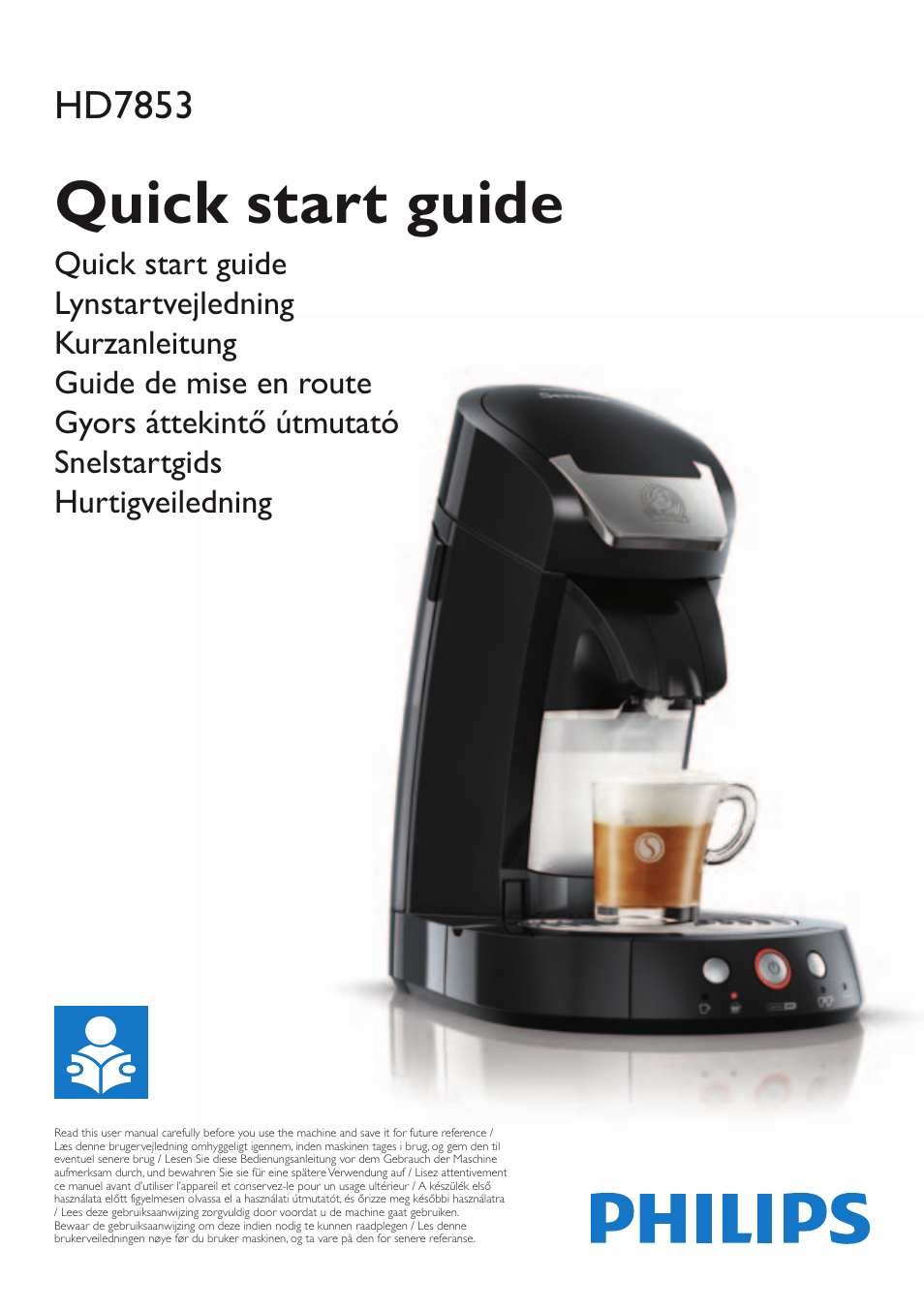 Philips SENSEO® Cappuccino Select Kaffeepadmaschine User Manual | 16 pages  | Also for: SENSEO® Kaffeepadmaschine