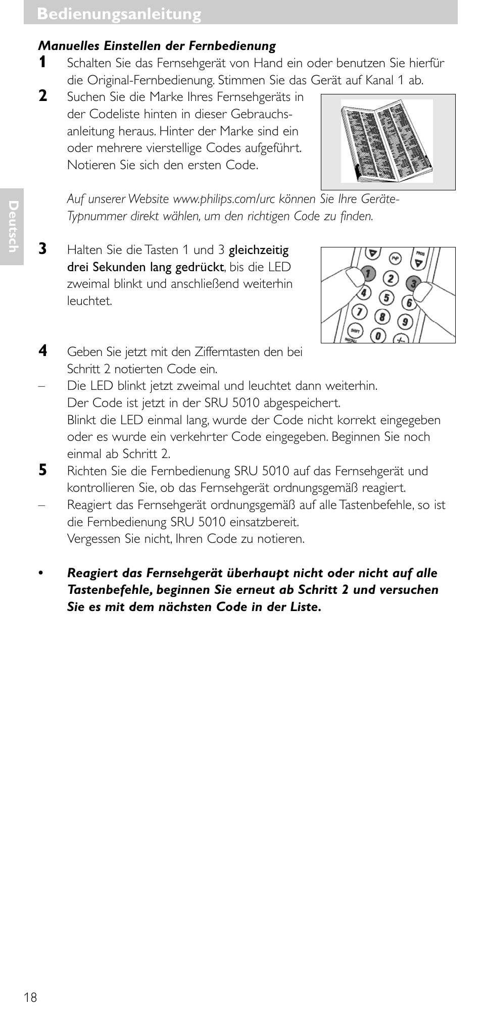 Bedienungsanleitung | Philips Universal-Fernbedienung User Manual | Page 17  / 63