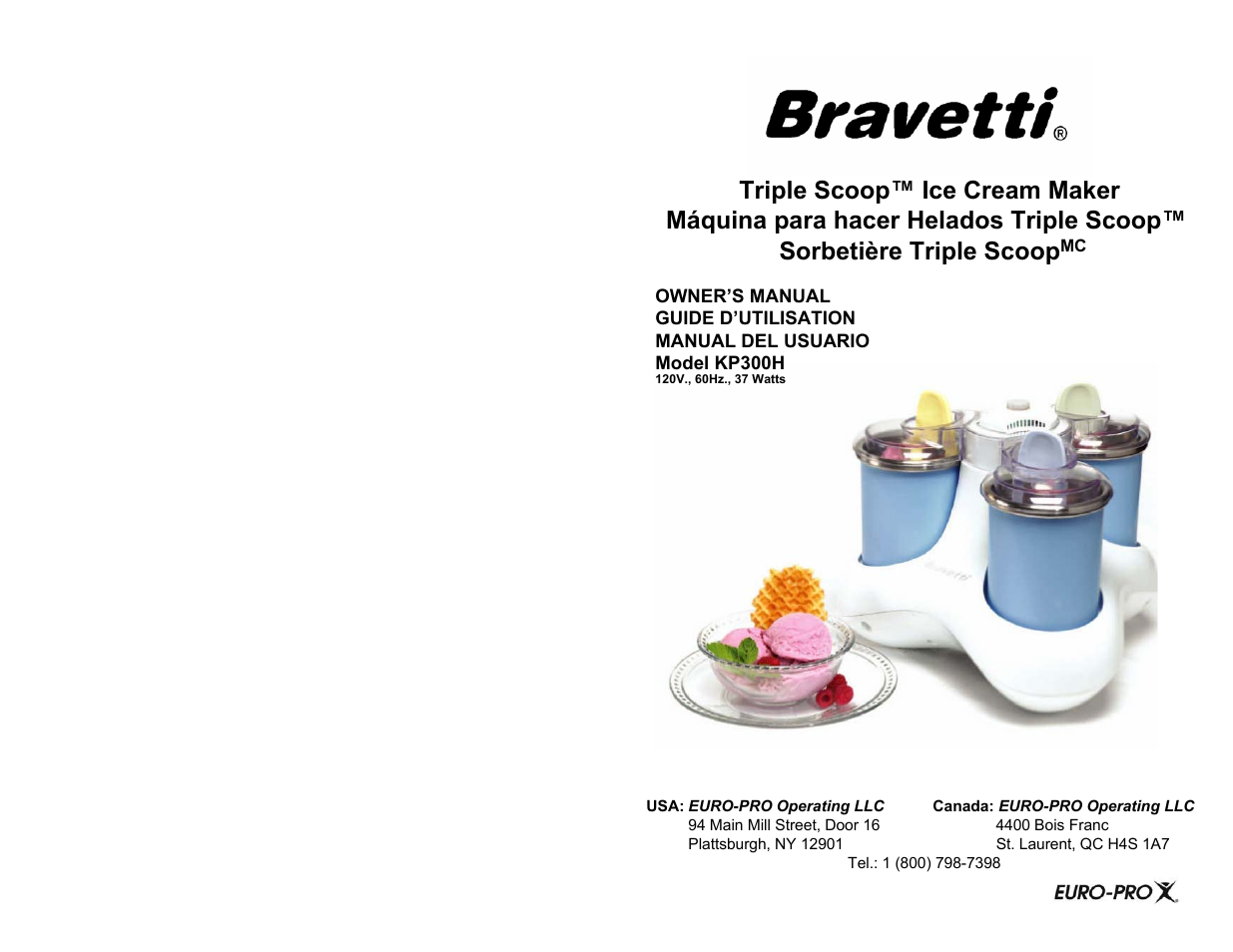 Bravetti KP300H User Manual | 22 pages