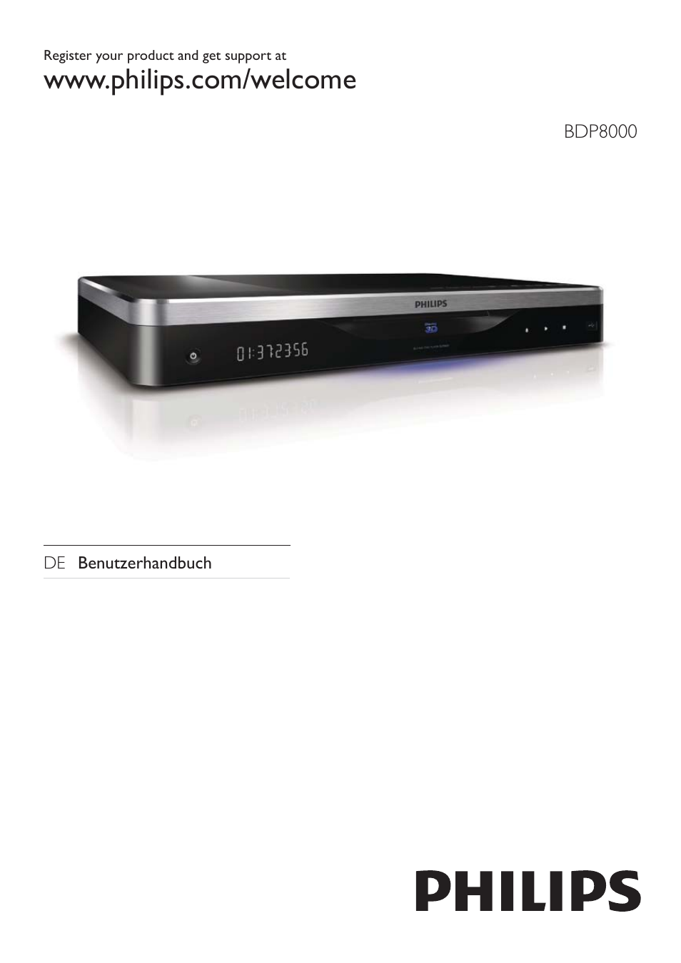 Philips 8000 series Blu-ray Disc-Player User Manual | 59 pages
