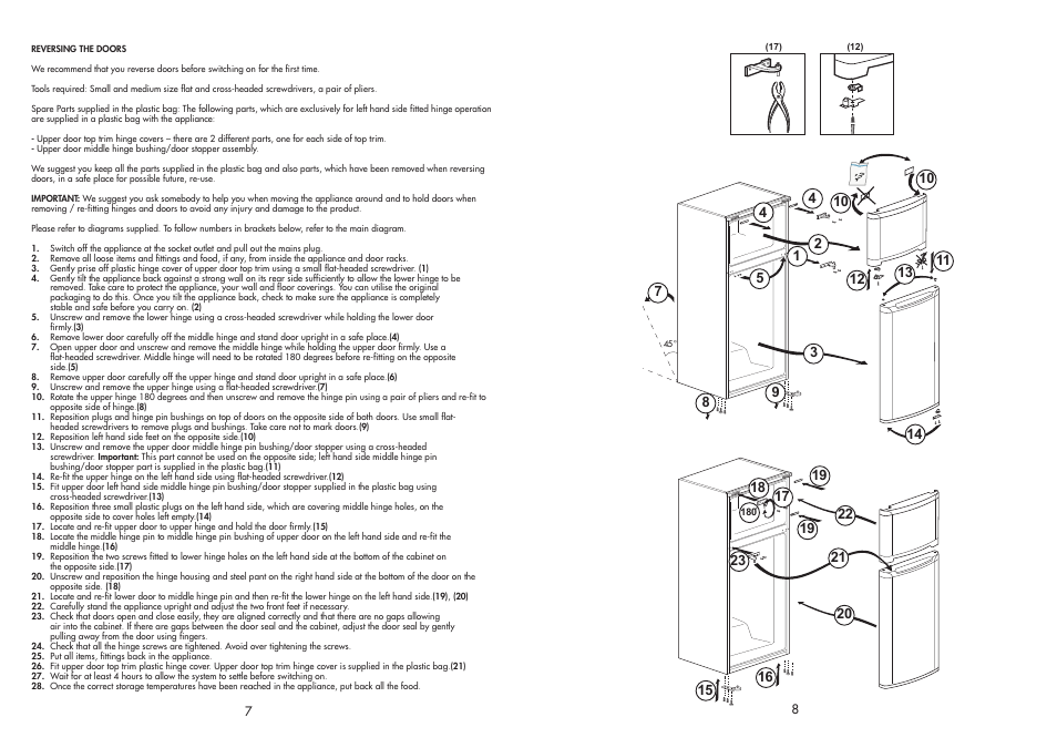Beko FRIDGE / FREEZER TDA 735 User Manual | Page 5 / 11 | Original mode