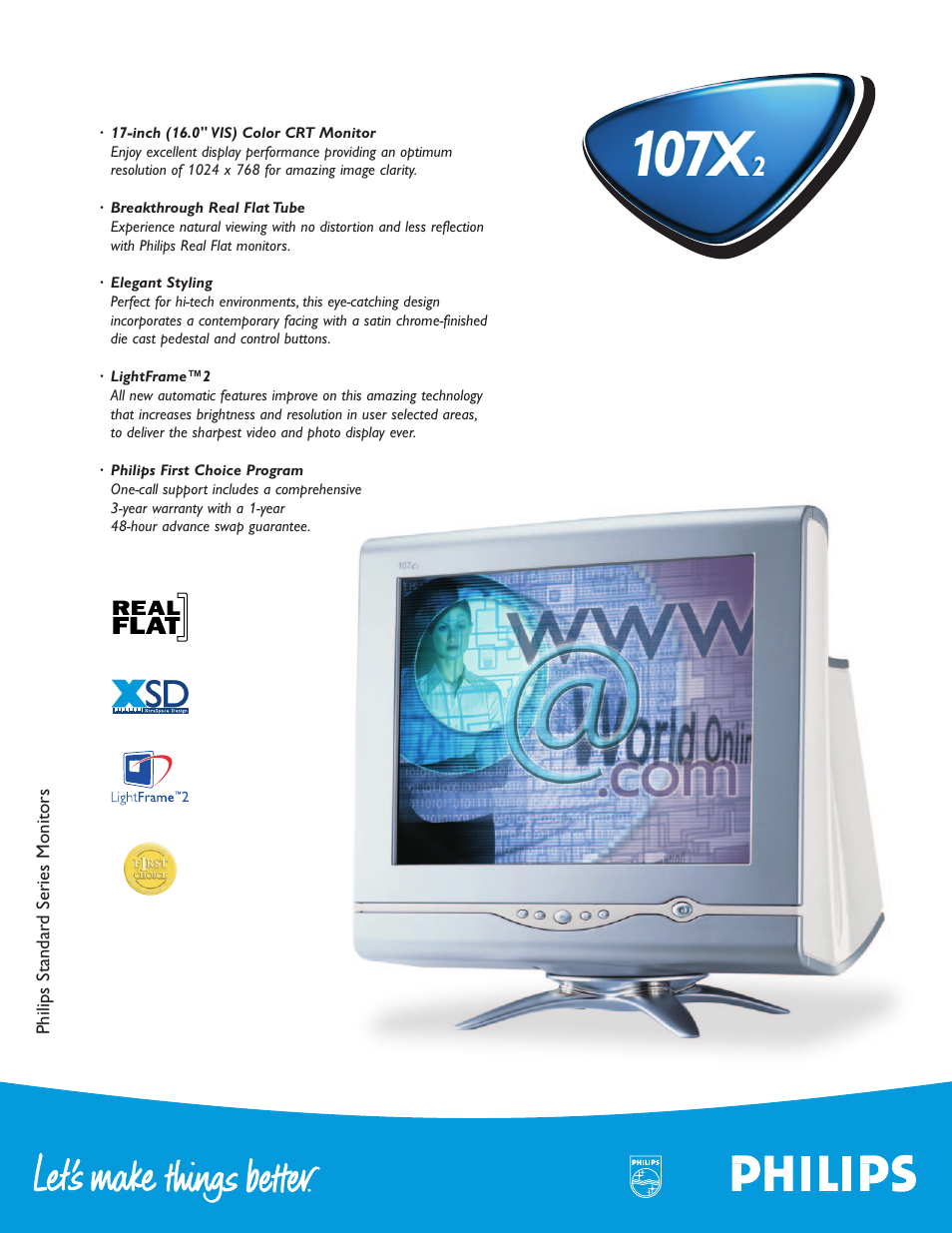 Монитор Philips 107p40. Монитор Philips 107x23.