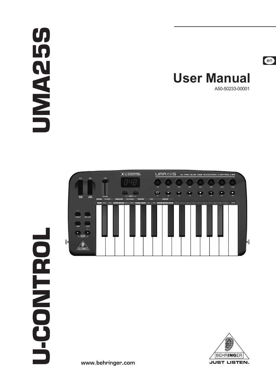 Behringer UMA25S User Manual | 23 pages