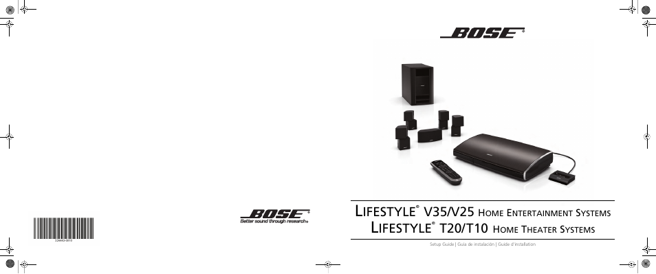 Bose LIFESTYLE V35 User Manual | 18 pages | Also for: LIFESTYLE V25