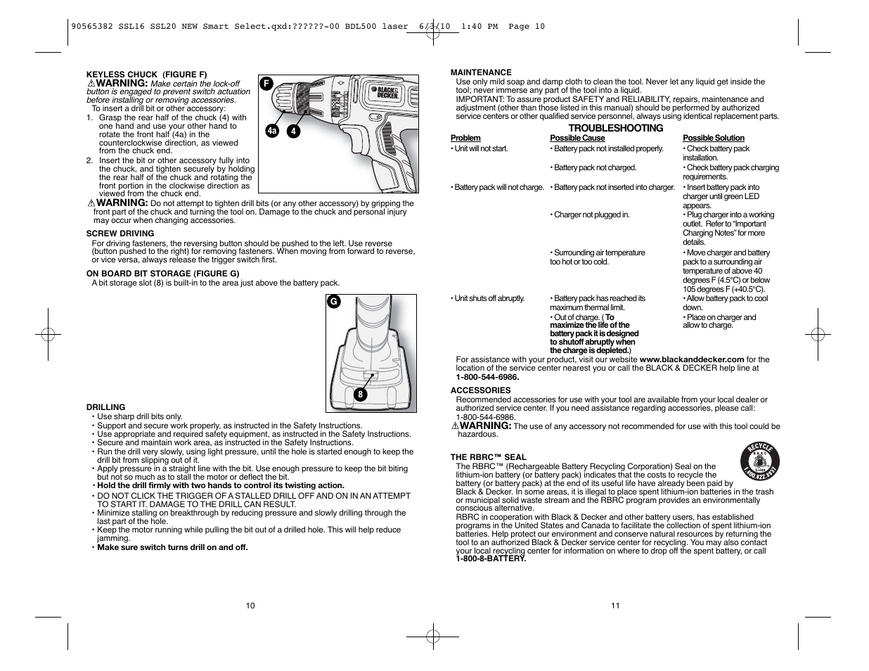 Black Decker SSL20 User Manual Page 6 21 Also for SSL16