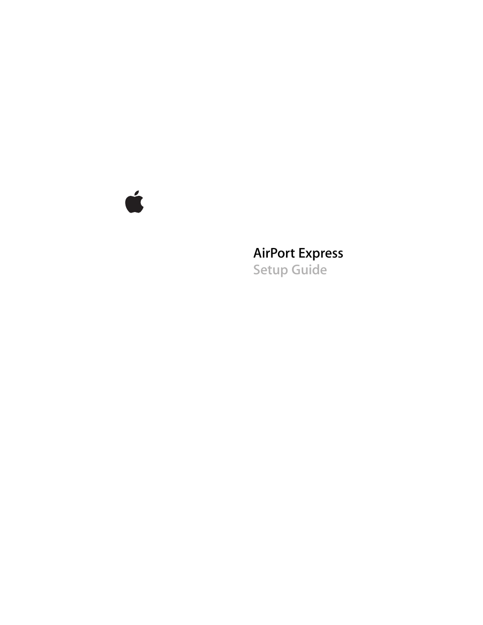 Apple AirPort Express 802.11n (1st Generation) User Manual | 48 pages