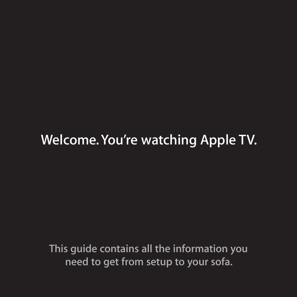interferens udstødning Åre Apple TV (2nd generation) User Manual | 36 pages