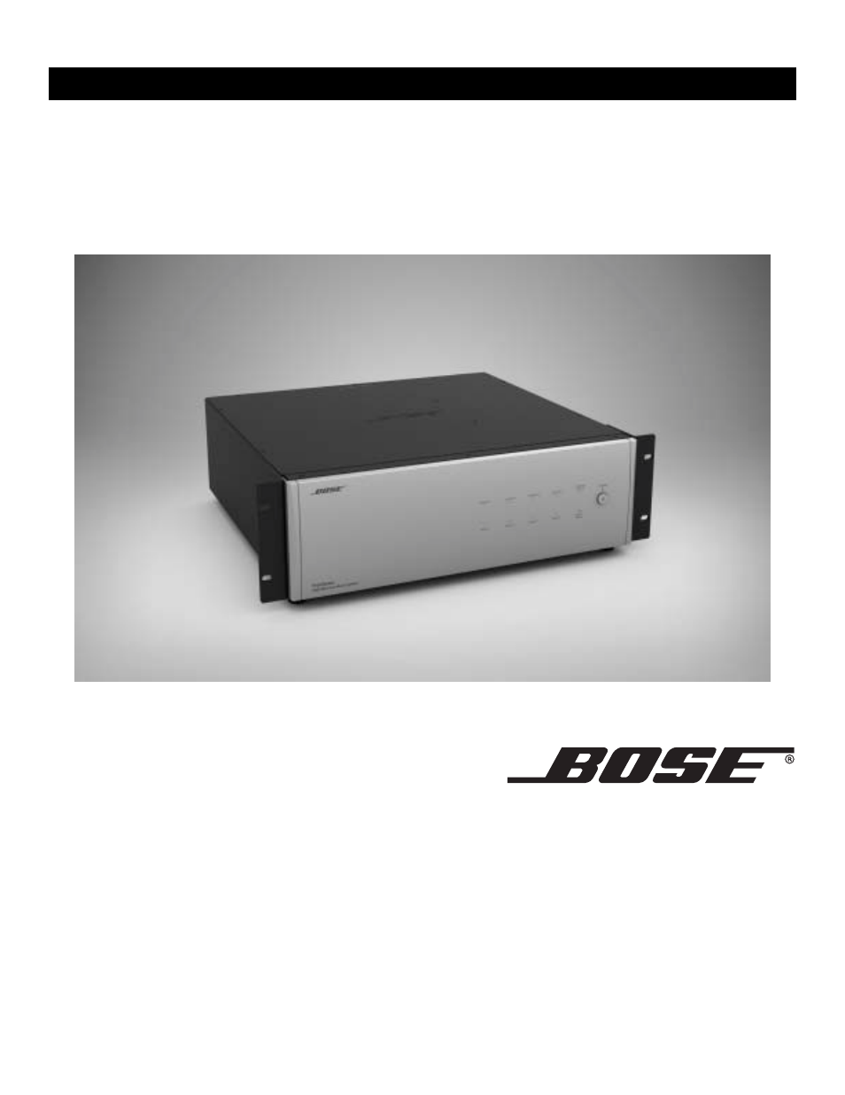 Bose FREESPACE 4400 User Manual | 70 pages
