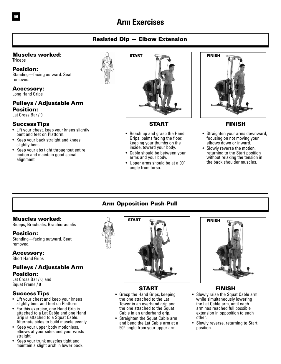 Bowflex revolution xp online exercises