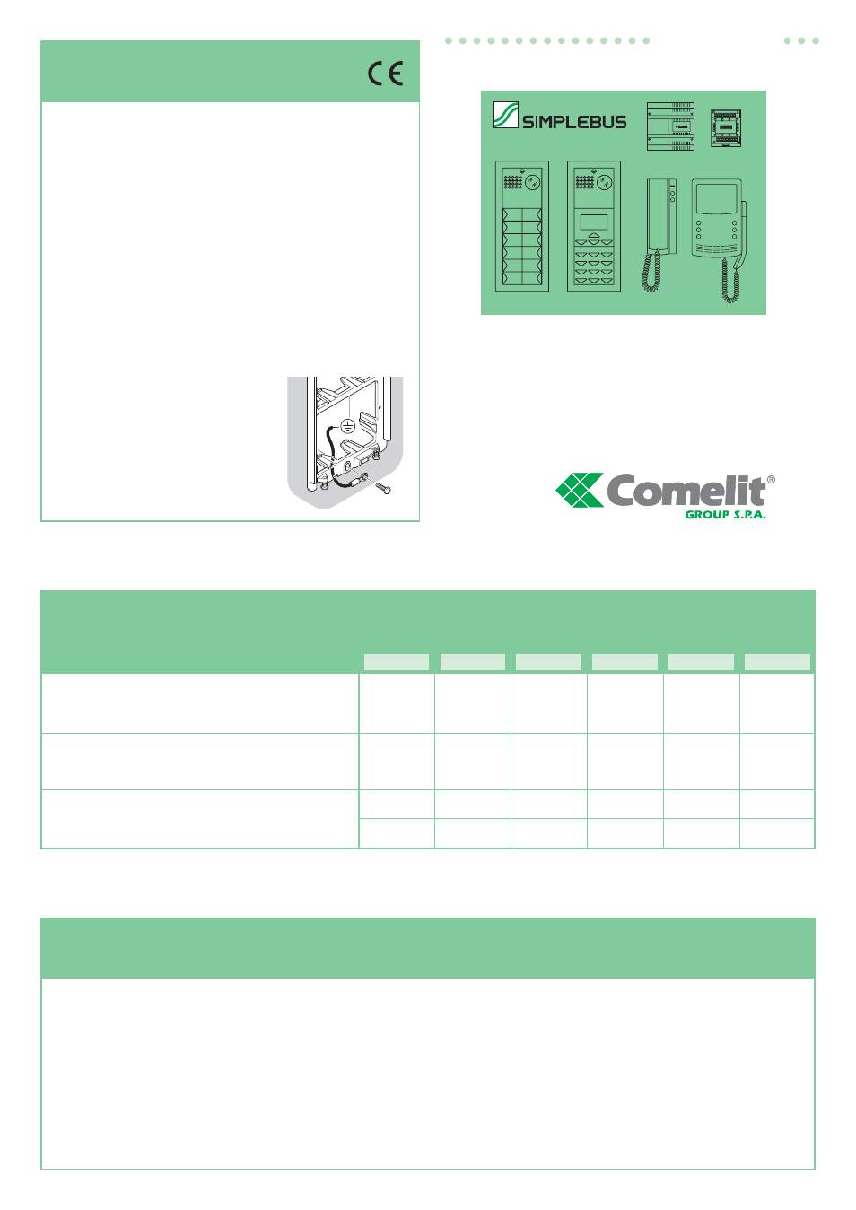 Comelit FT SB 07 User Manual | 12 pages | Original mode