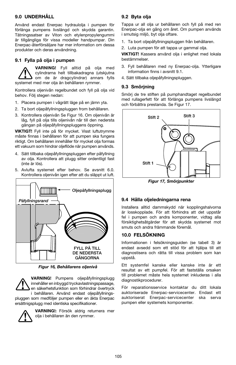 Enerpac P-Series ULTIMA User Manual | Page 105 / 128