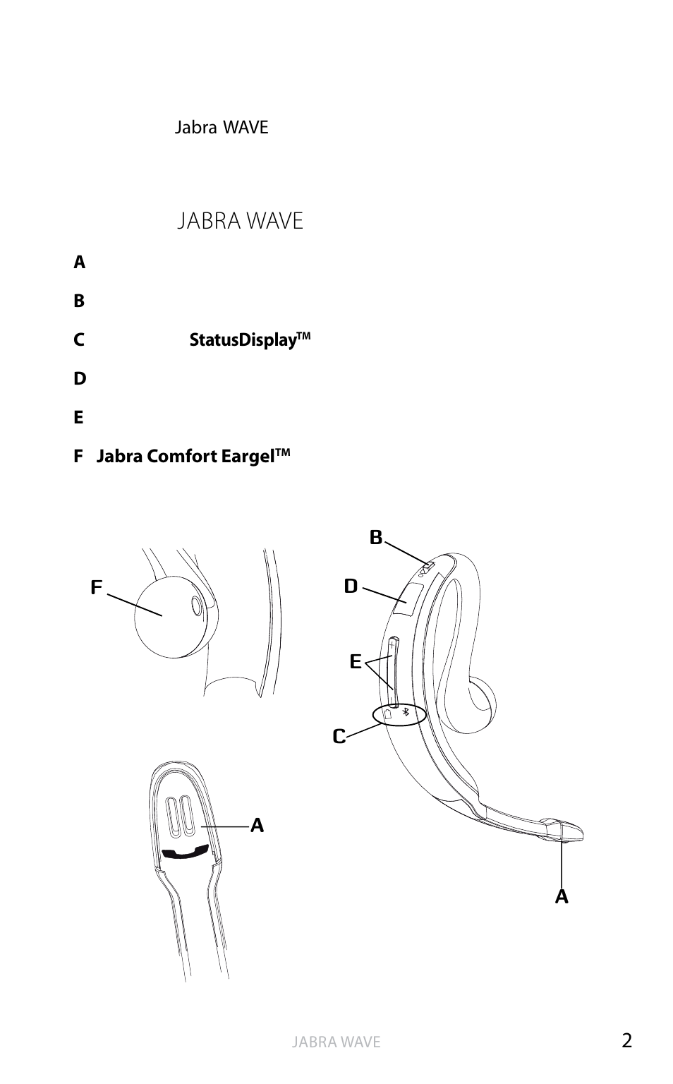 關於您的, Jabra wave 捷波朗弦月, 繁體中文| Jabra WAVE User Manual | Page 27 / 87 |  Original mode