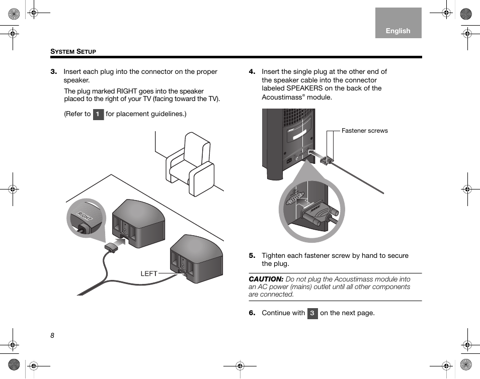 Bose CineMate GS Series II User Manual | Page 10 / 124 | Also for: CineMate  Series II