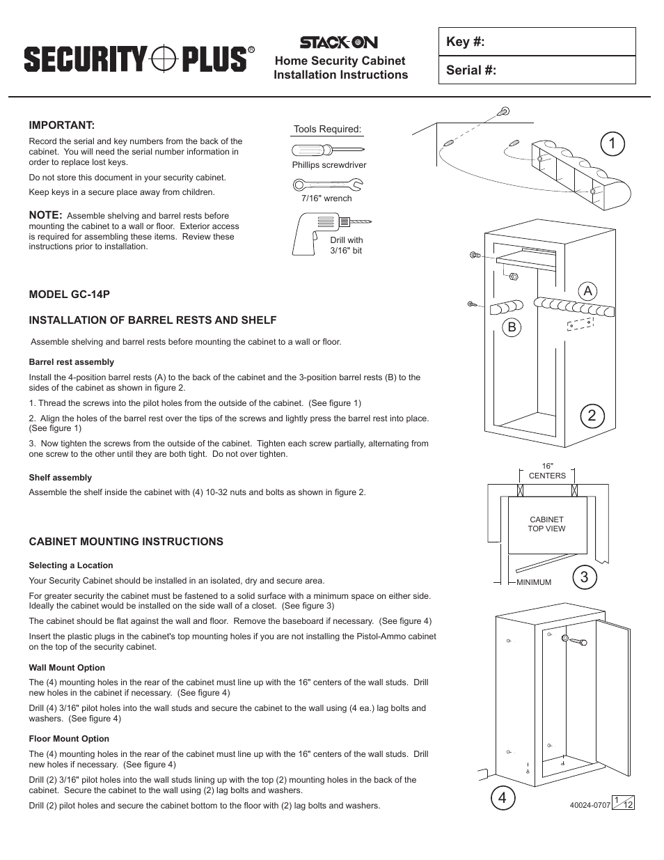 Stack on 14 Gun Security Cabinet