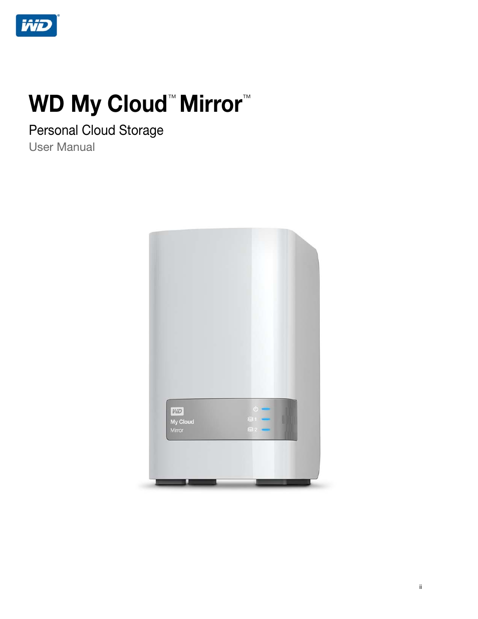 Western Digital My Cloud Mirror User Manual User Manual | 166 pages