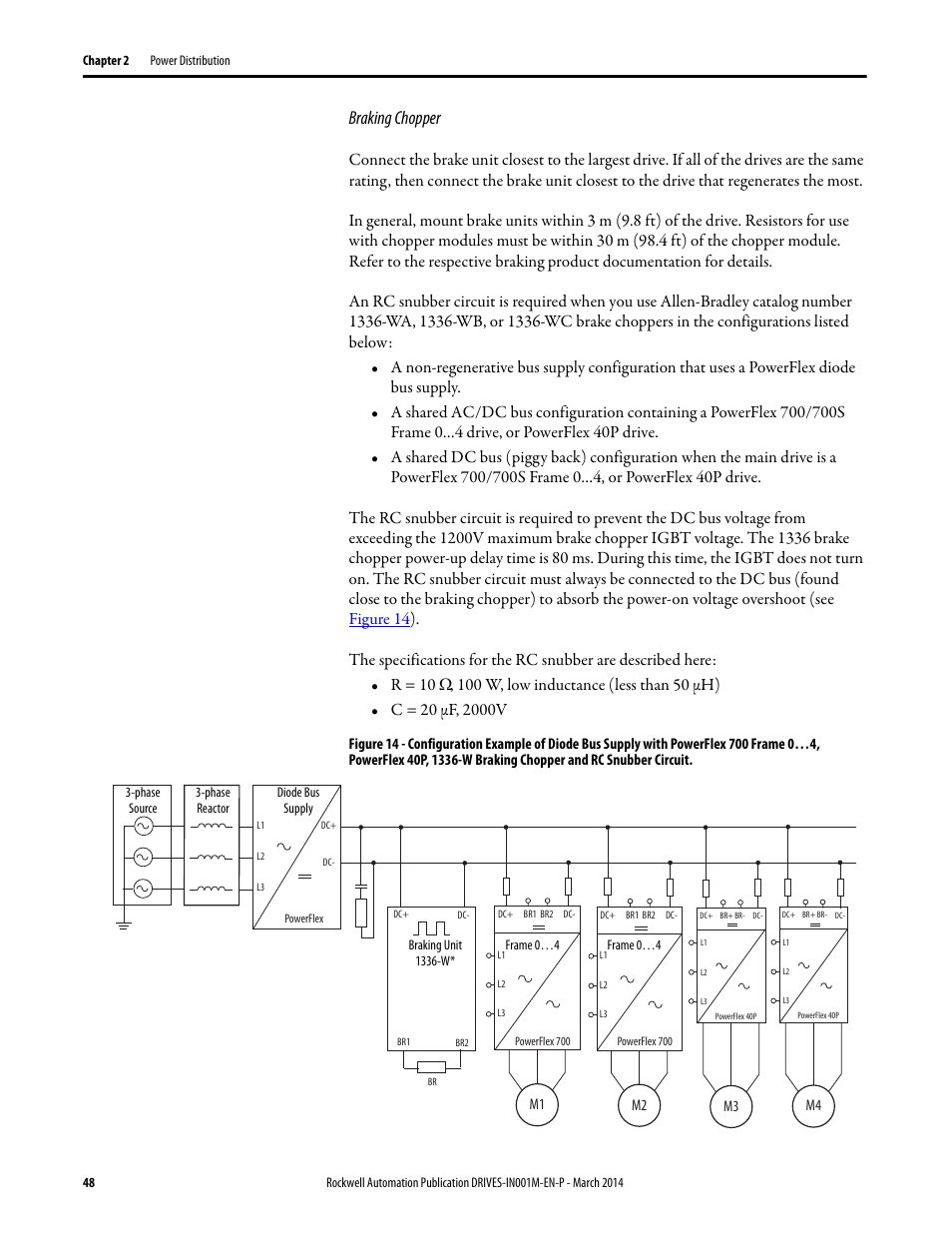 Braking chopper | Rockwell Automation 1336T Wiring and Grounding Guide ...