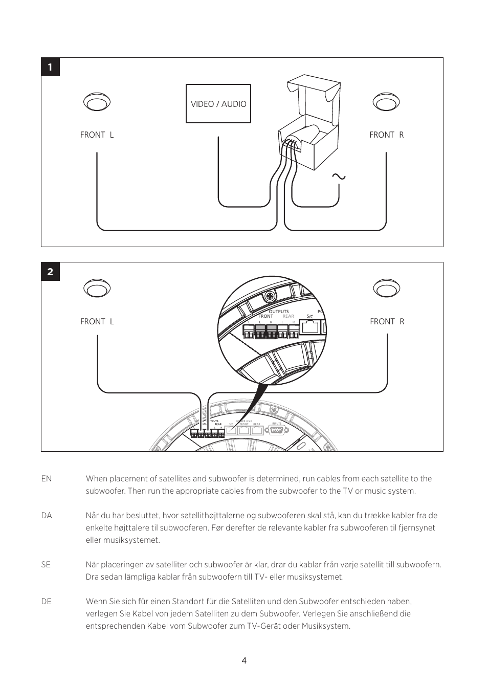 Bang & Olufsen BeoPlay S8 - Quick Guide User Manual | Page 4 / 16