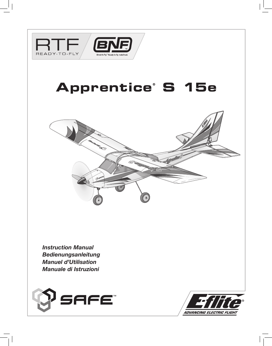 E flite store apprentice manual