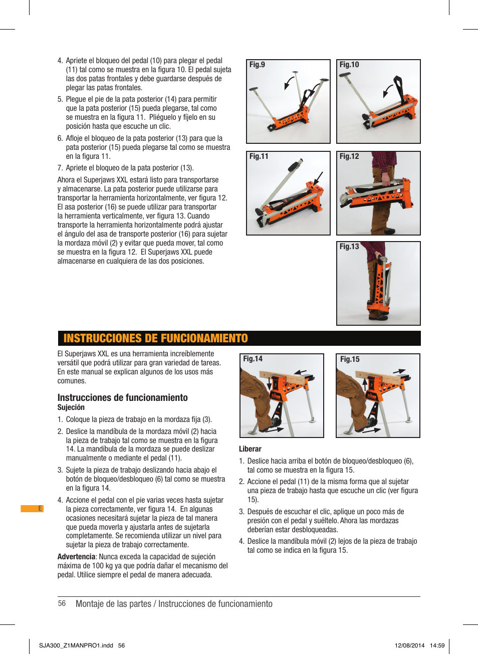 Instrucciones de funcionamiento | Triton SJA 300 User Manual | Page 57 / 62  | Original mode