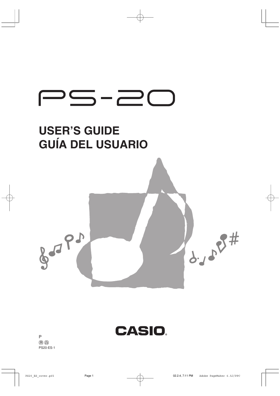 Casio PS-20 User Manual | 40 pages