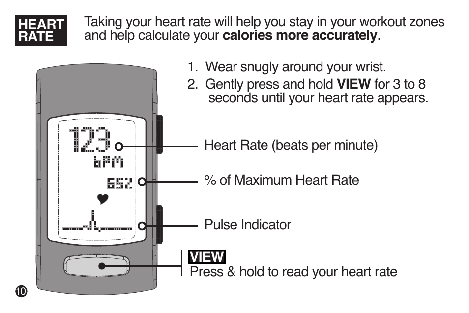 LifeTrak The Core C210 User Manual | Page 12 / 16 | Original mode