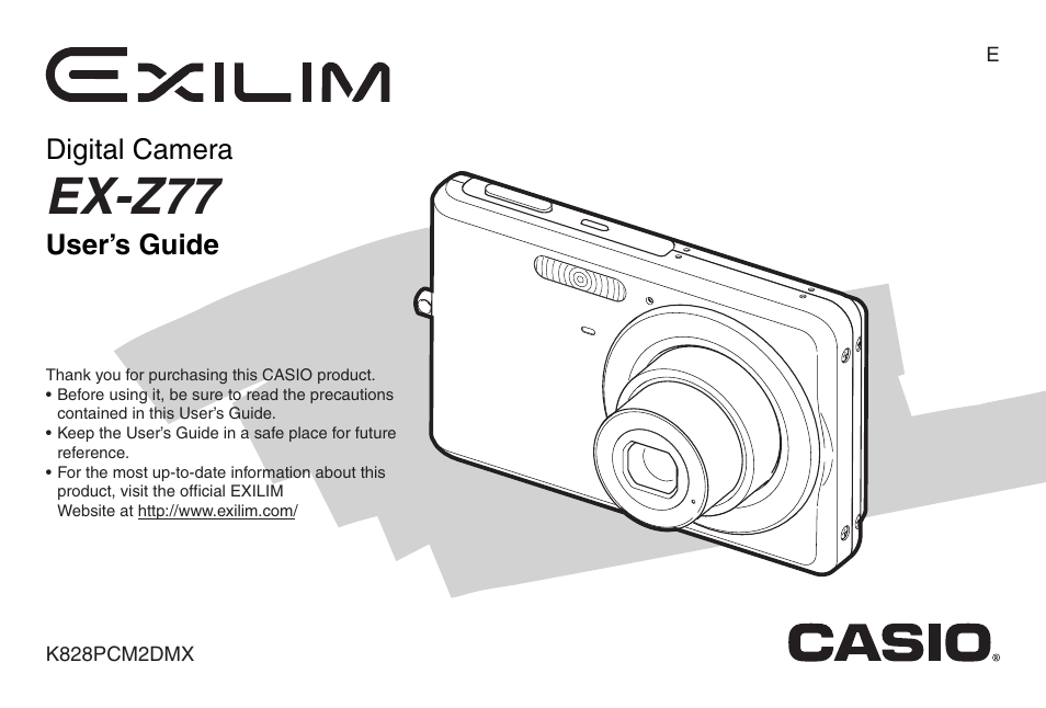 Casio EXILIM EX-Z77 User Manual | 265 pages