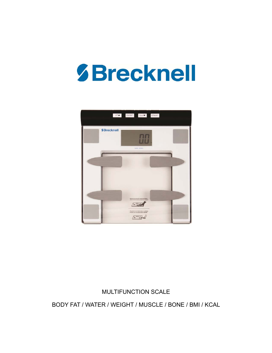 Brecknell BFS-150 Body Fat Bathroom Scale