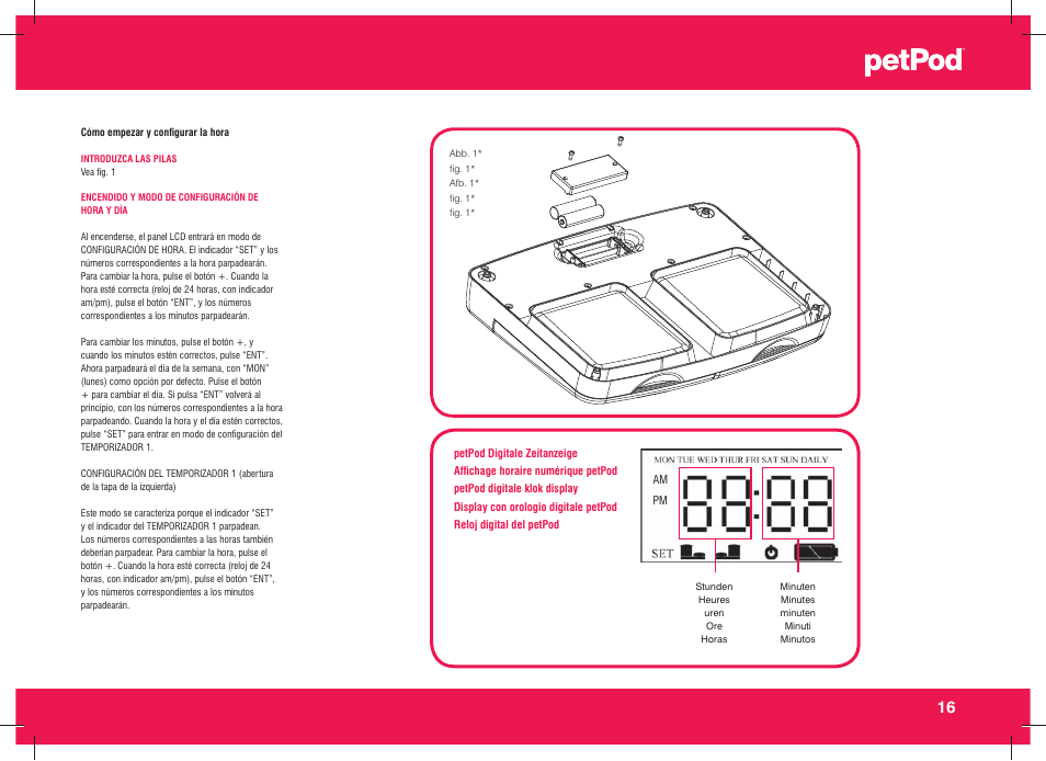 Petsafe petPod™ Digital Pet Feeder User Manual | Page 17 / 30 | Original  mode