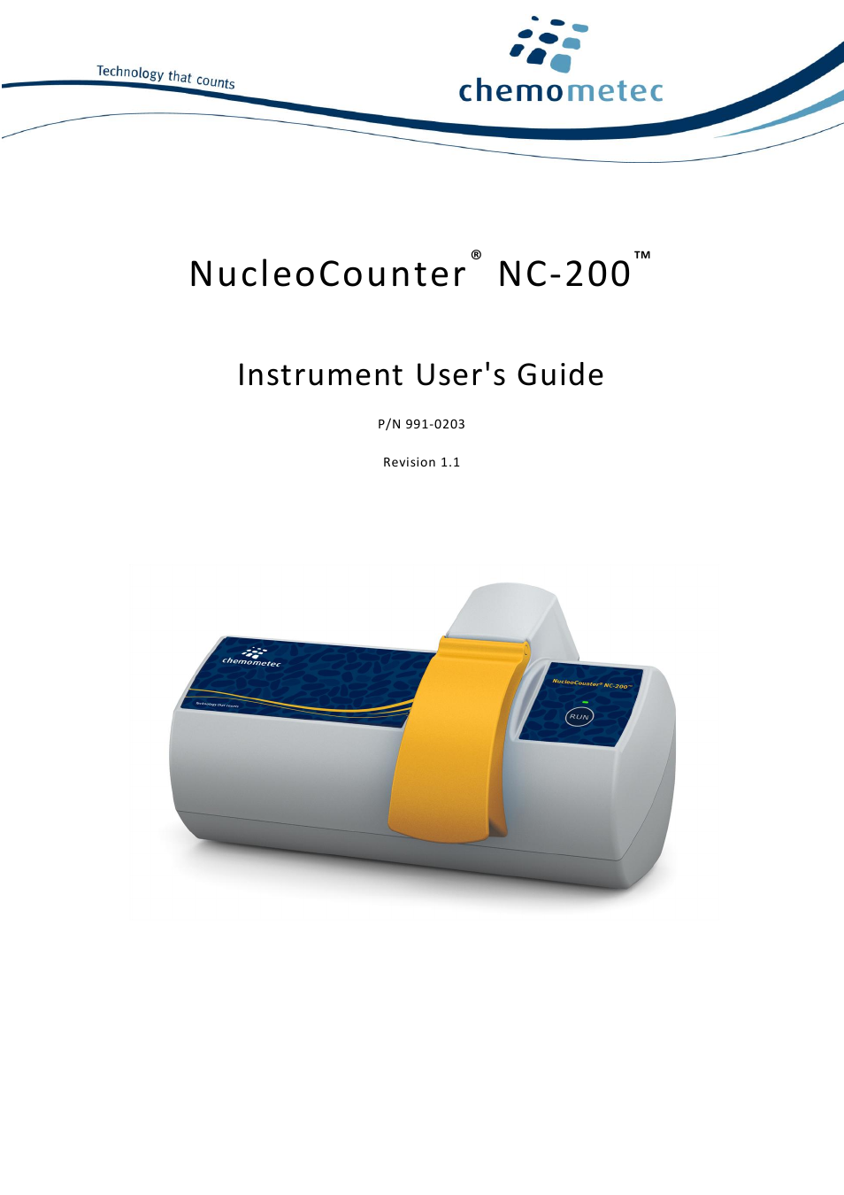 ChemoMetec NC-200 User Manual | 45 pages